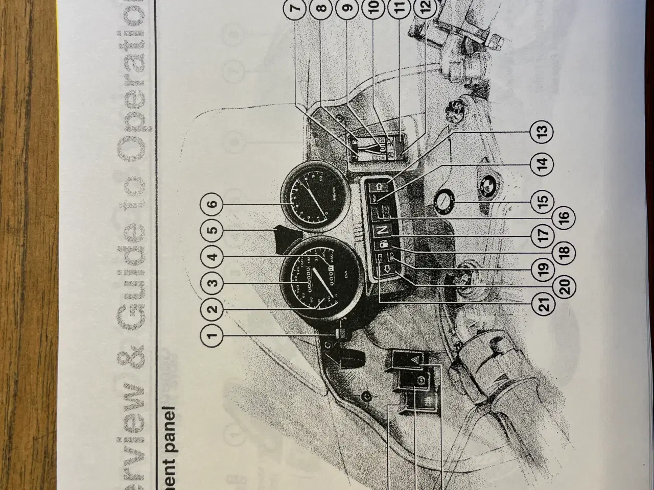 Billede 5 - Instruktionsbog til BMW R 1100 RS 