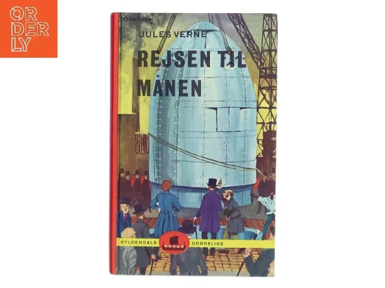 Billede 1 - Rejsen til Månen af Jules Verne (Bog)