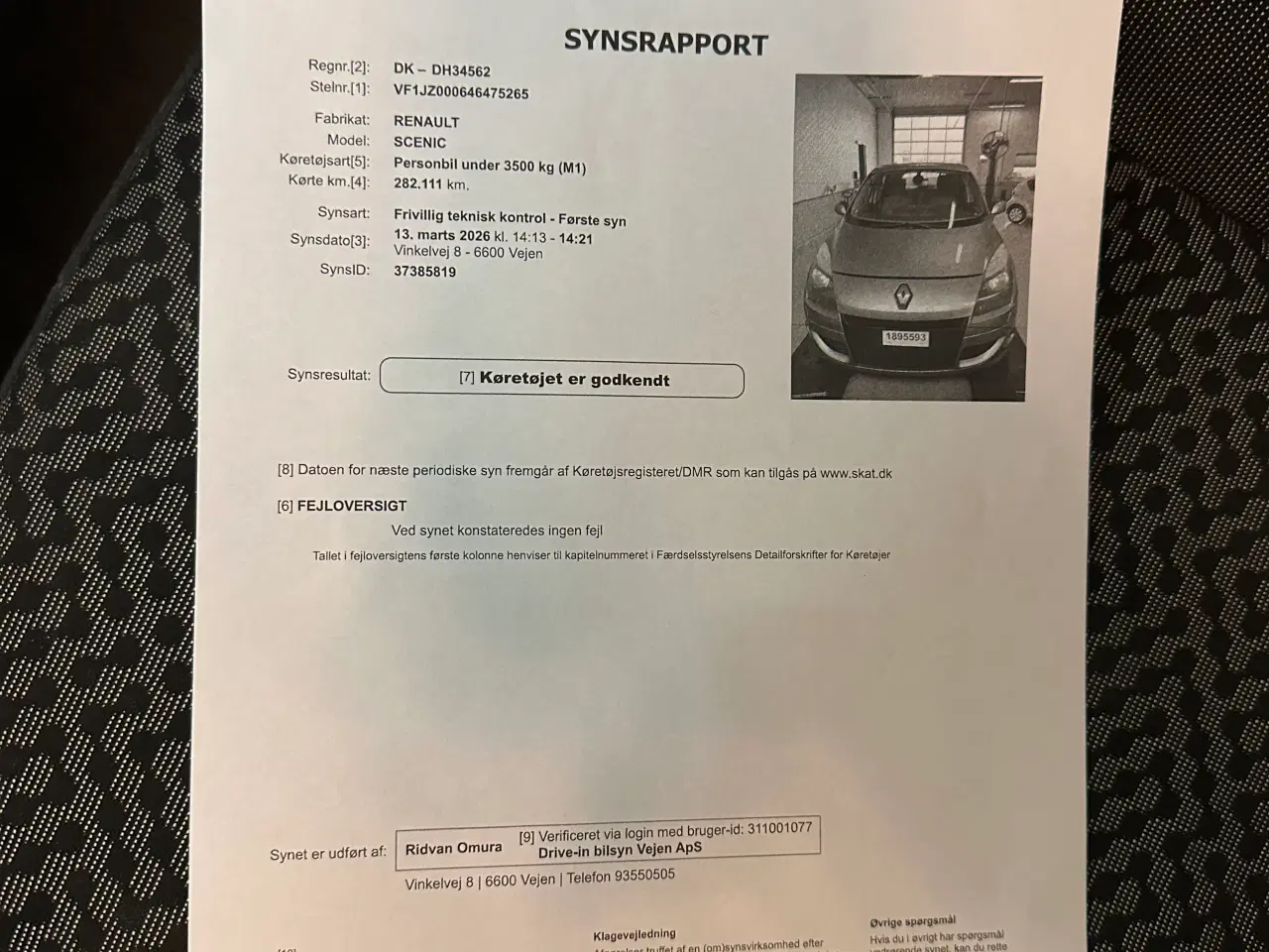 Billede 15 - Renault Scenic 1.6 Diesel 130 6 gear