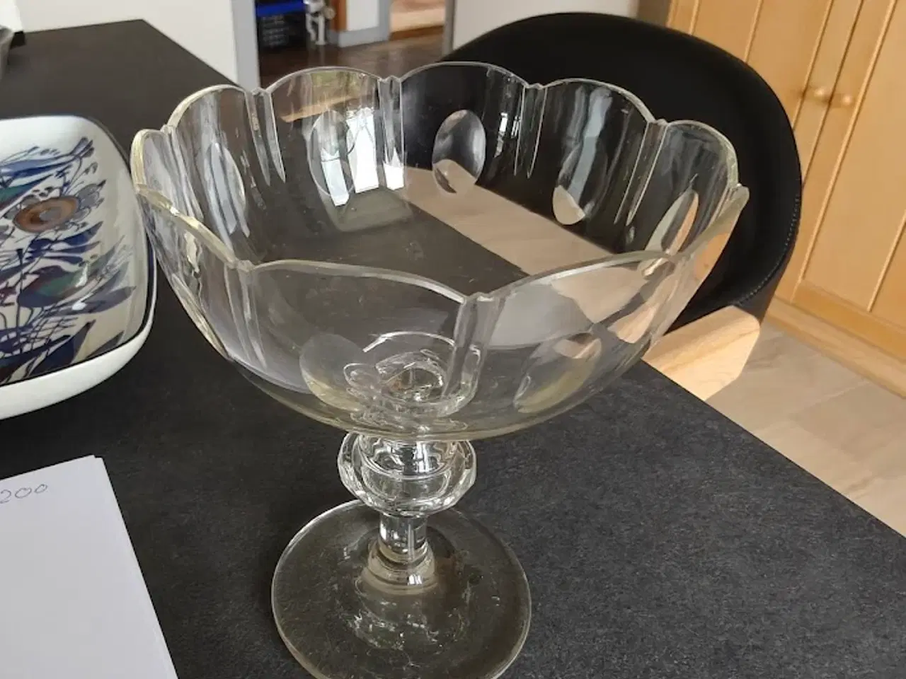 Billede 1 - glasskål