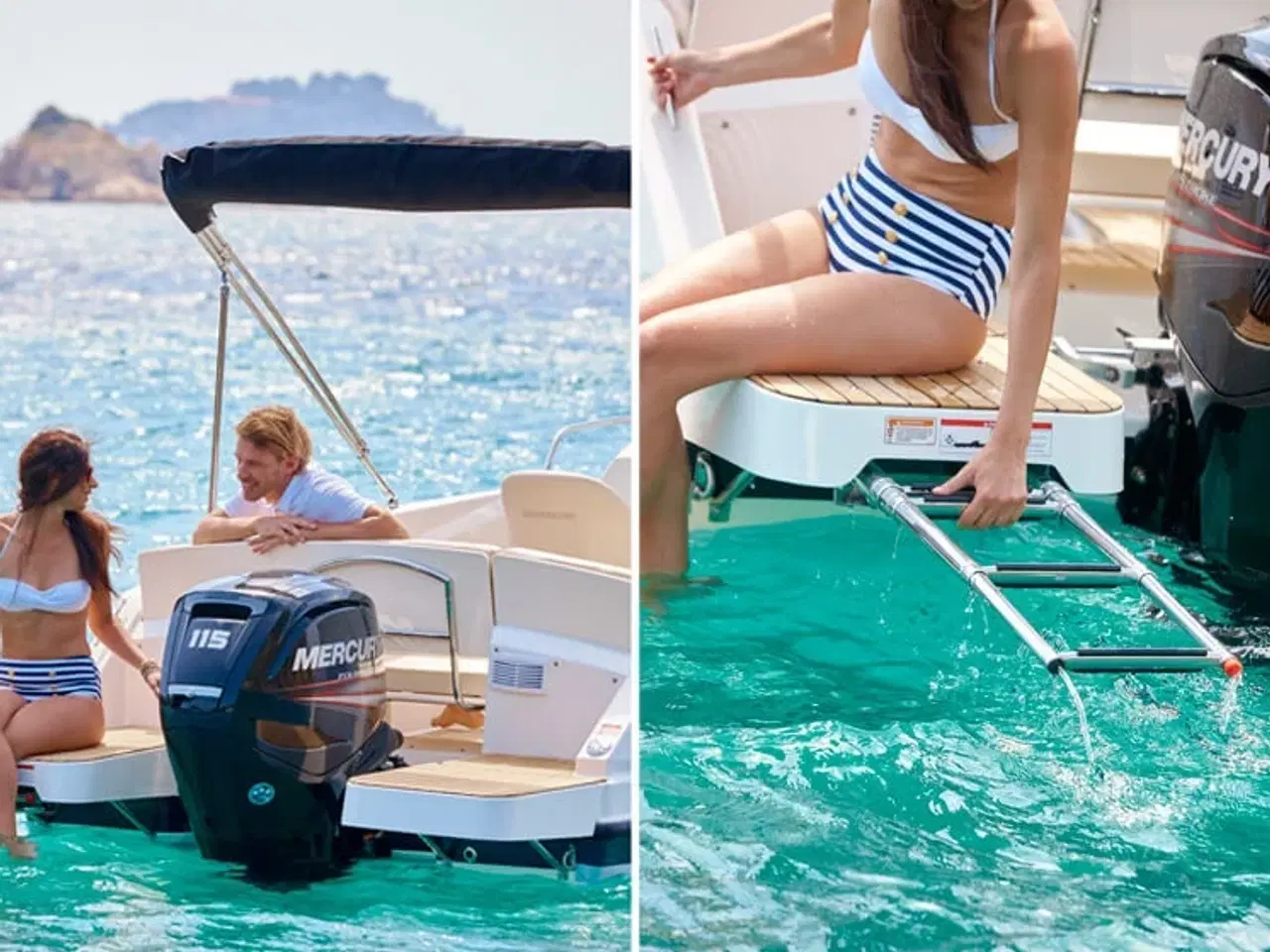 Billede 5 - Quicksilver Activ 555 Cabin med 100 hk Mercury-EFI 4 takt 2,1L - med flot udstyr