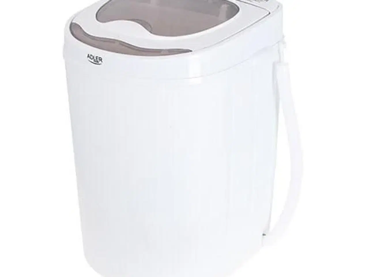 Billede 1 - Vaskemaskine topbetjent 3 kg – Adler AD 8055, creme/hvid