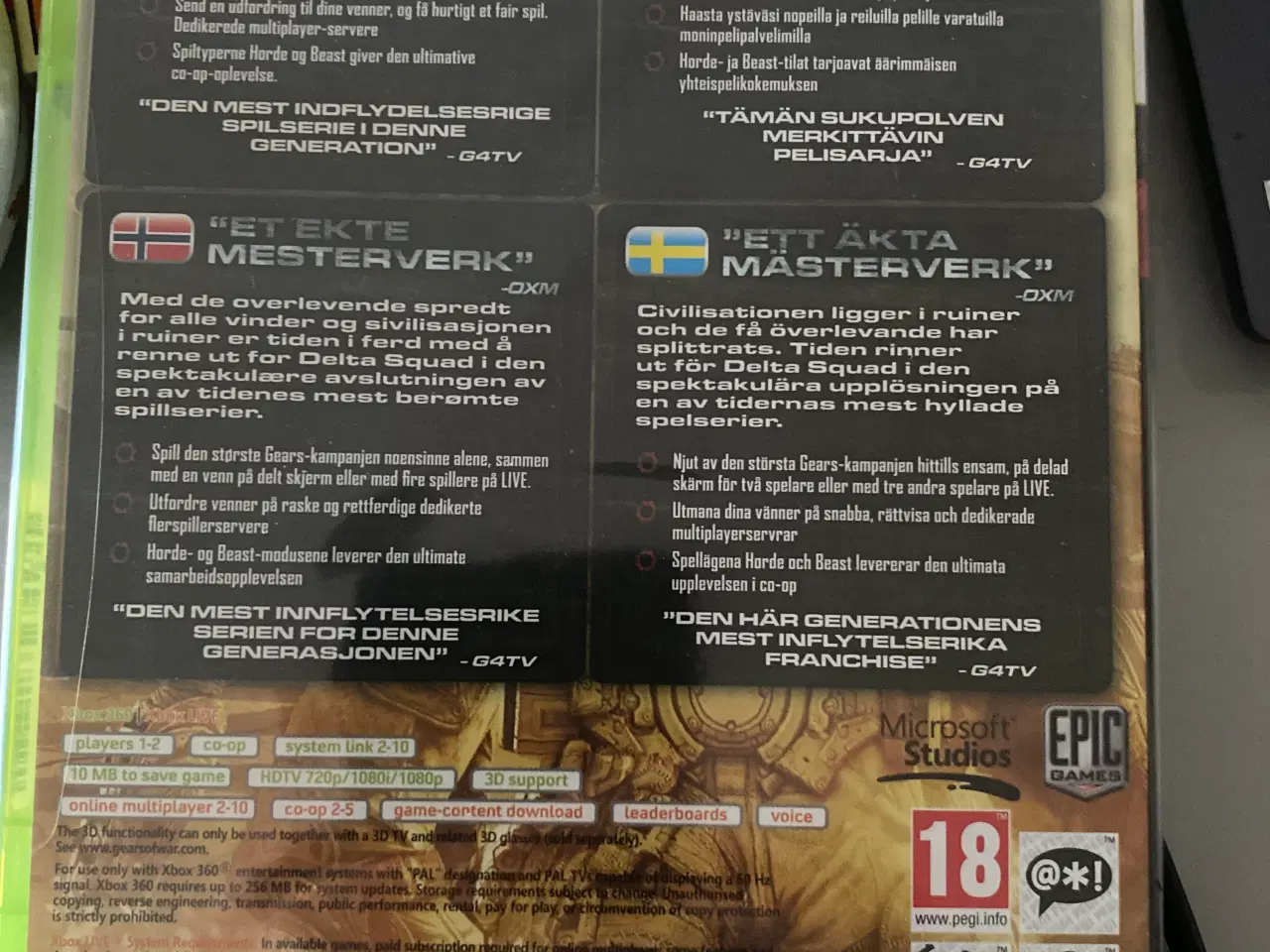 Billede 2 - Gears of war 3 XBOX 360