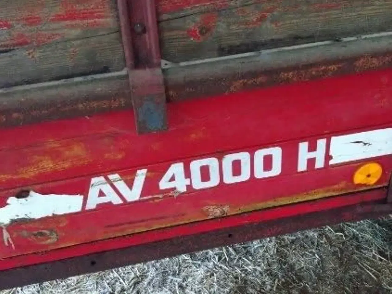 Billede 2 - JF AV 4000 H AFLÆSSERVOGN MED FRÆSSIDER OG GUMMIAF