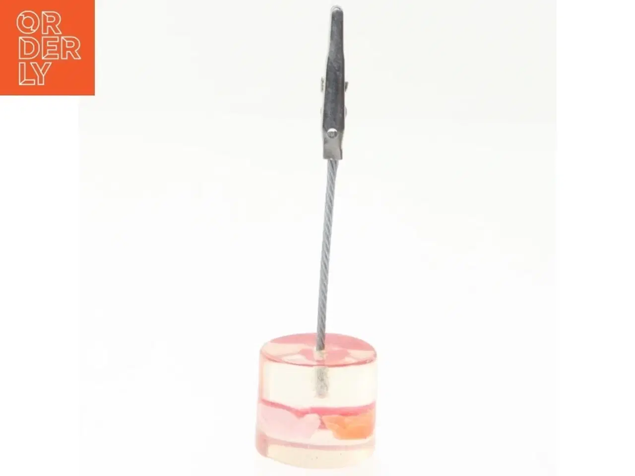 Billede 1 - Dekorativt note/fotoholder (str. 10 og en halv cm 3 cm)