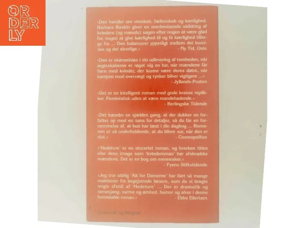 Billede 3 - Hedeture af Barbara Raskin (Bog)