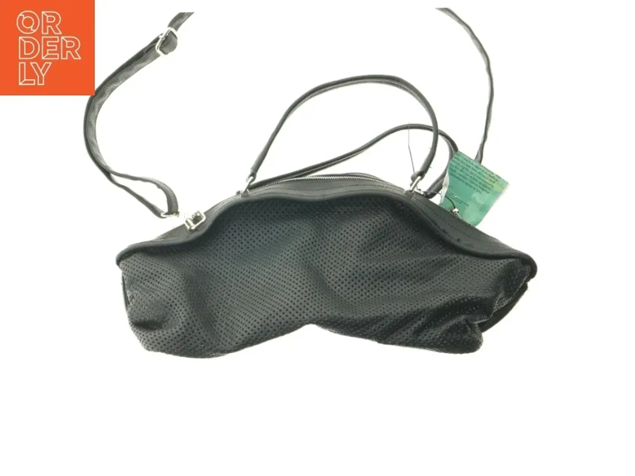 Billede 2 - Sort skuldertaske fra Saint Sulpice (str. 40x25 cm)