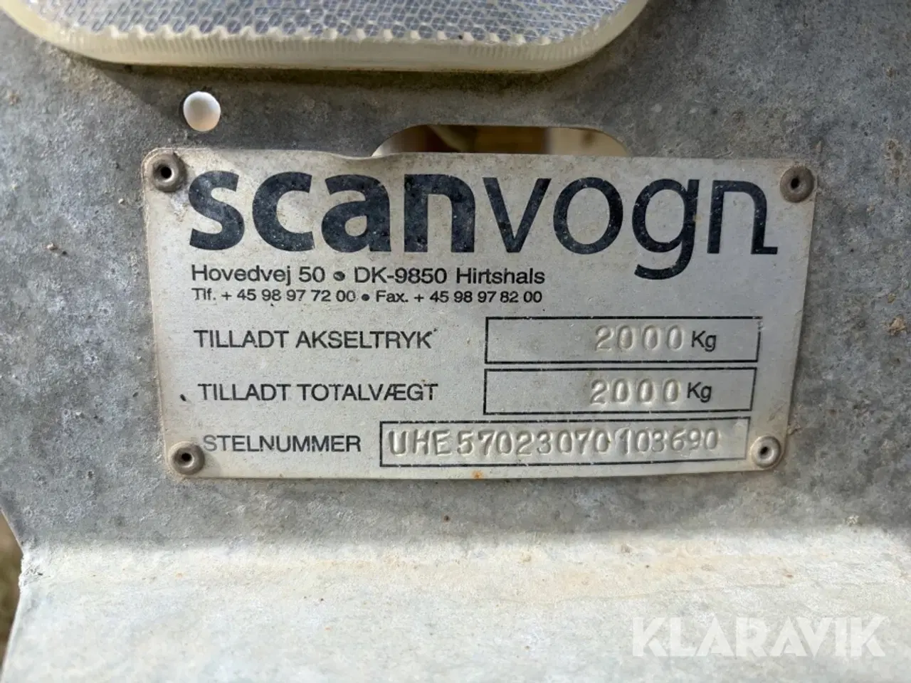 Billede 5 - Personalevogn Scanvogn med bad/toilet 4 mands - 2000kg