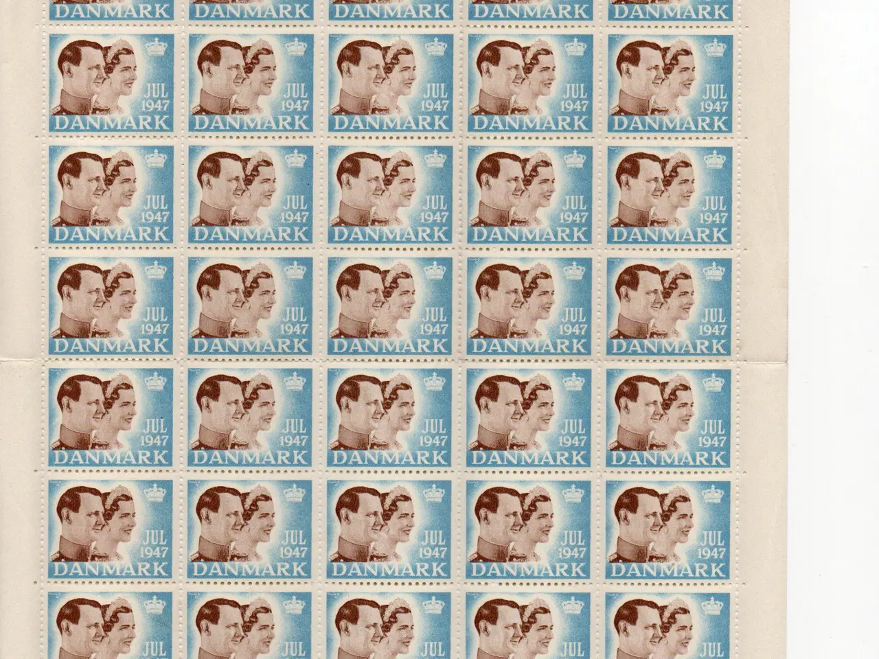 Billede 1 - Juleark helark 1947 DK