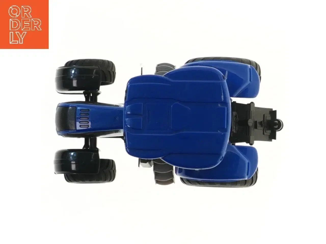 Billede 2 - Lille blå modeltraktor med detaljer (str. 22 cm)