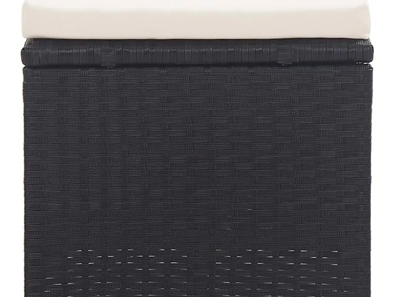 Billede 5 - Havetaburetter 2 stk. med hynder polyrattan sort