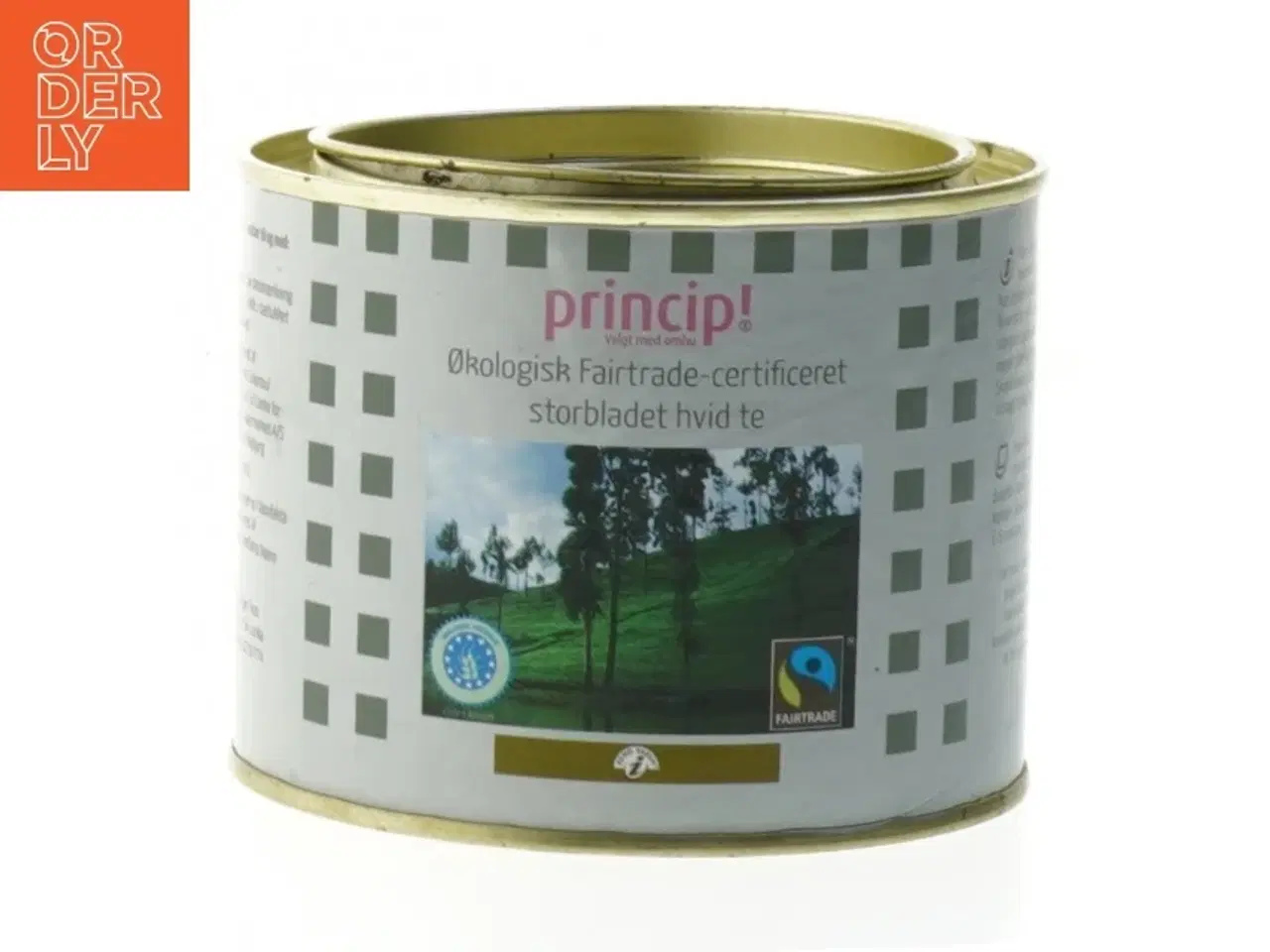 Billede 1 - Økologisk Fairtrade-certificeret te, storbladet hvid fra Princip (str. Ø 10,5 cm)