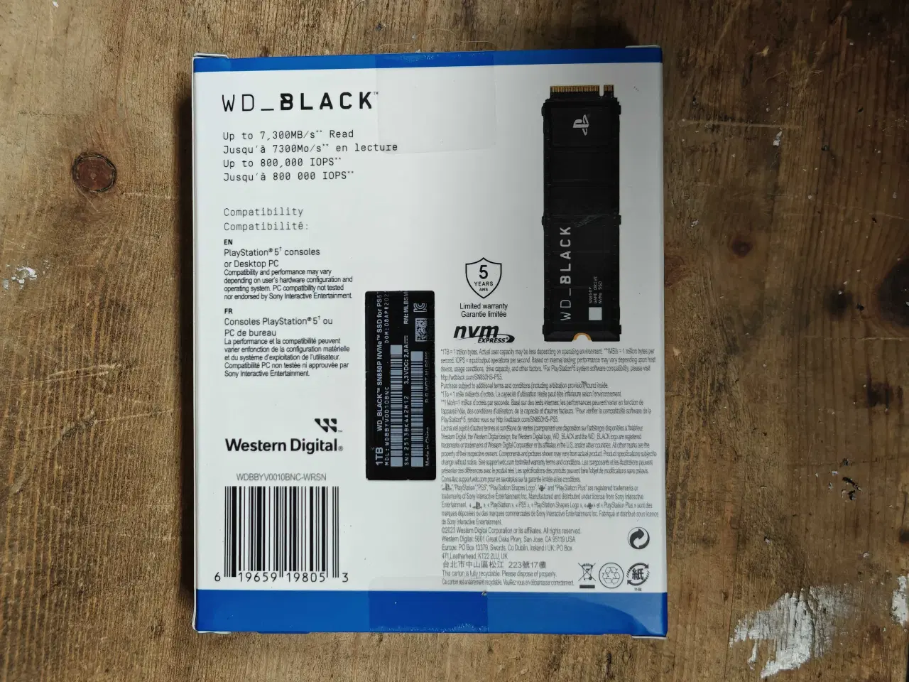 Billede 2 - Western Digital M.2 SSD til PS5 1TB