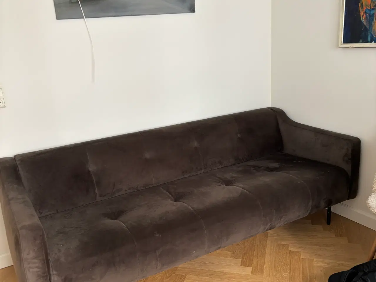 Billede 1 - 3 personers grå sofa