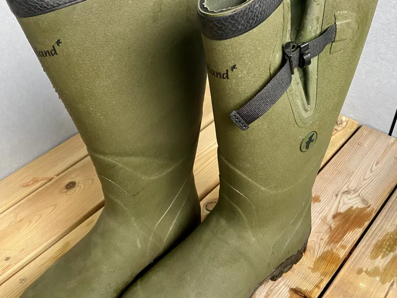 Billede 1 - Seeland Field 17" 4 mm Olive - Støvler str. 46