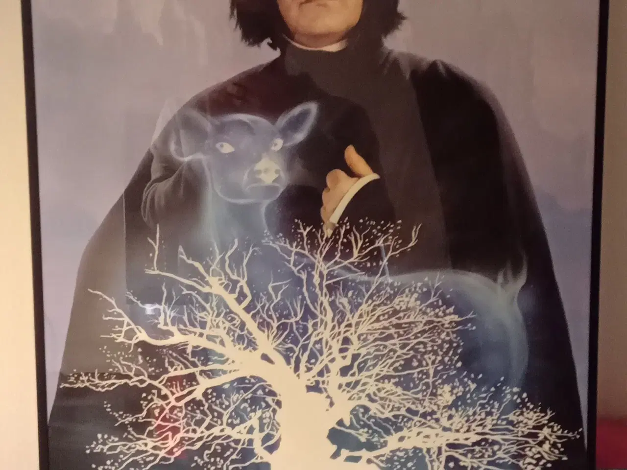 Billede 1 - Professor Snape fra Harry Potter litografi i glas 