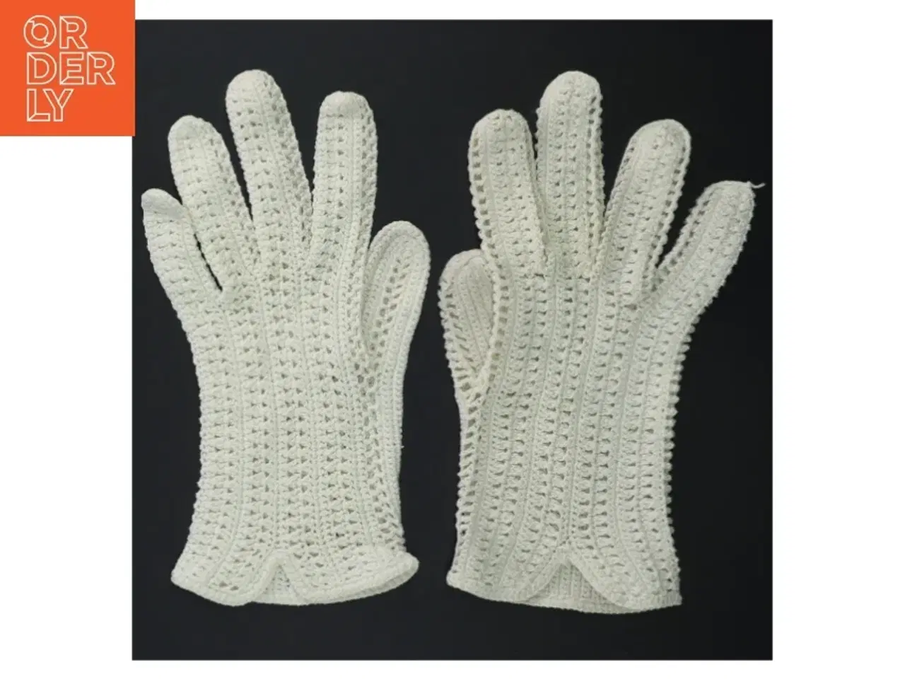 Billede 1 - Hæklede handsker (str. 23 cm)