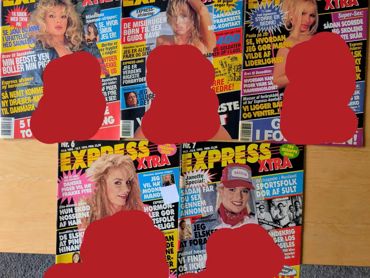 Billede 1 - Fem blade fra det klassiske mandeblad, Express Xtr