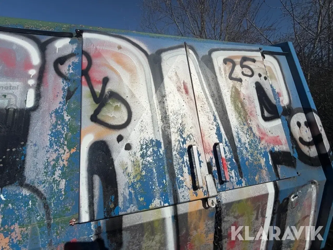 Billede 8 - Container Lukket 4 dobbeltlåger samt dobbelt for- og bagdør