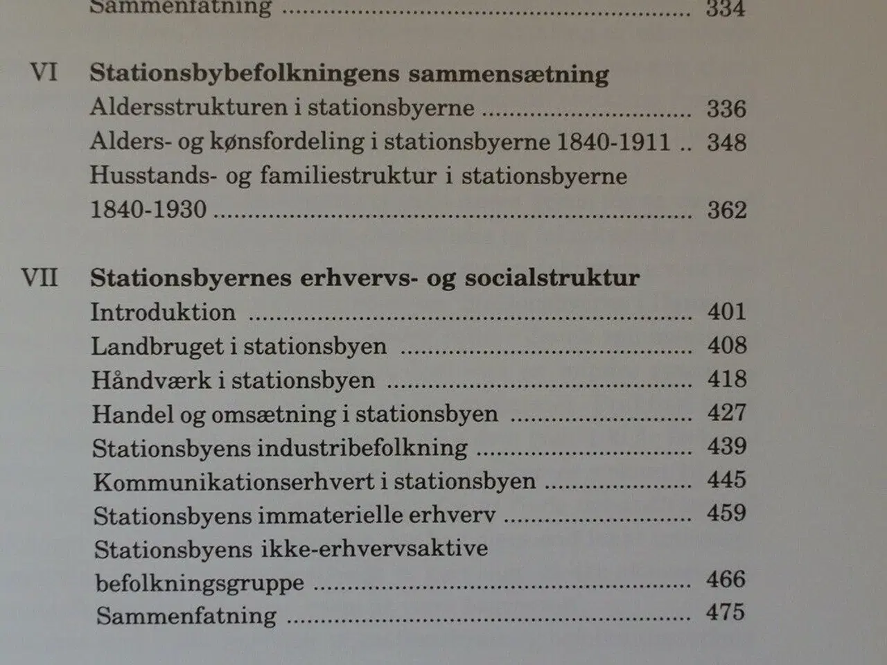 Billede 3 - de nye byer. stationsbyernes befolkningsforhold og