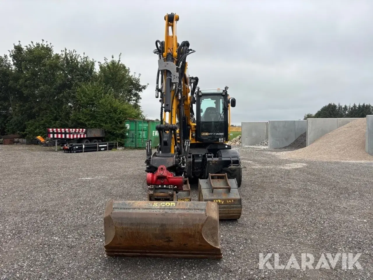 Billede 8 - Hjulgraver JCB Hydradig 110W med tilbehør