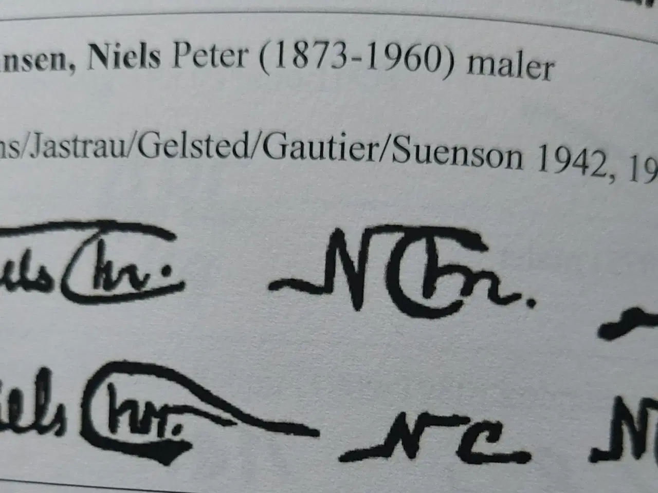 Billede 5 - NIELS CHRISTIANSEN - ( 1873 - 1960 )- oliemaleri