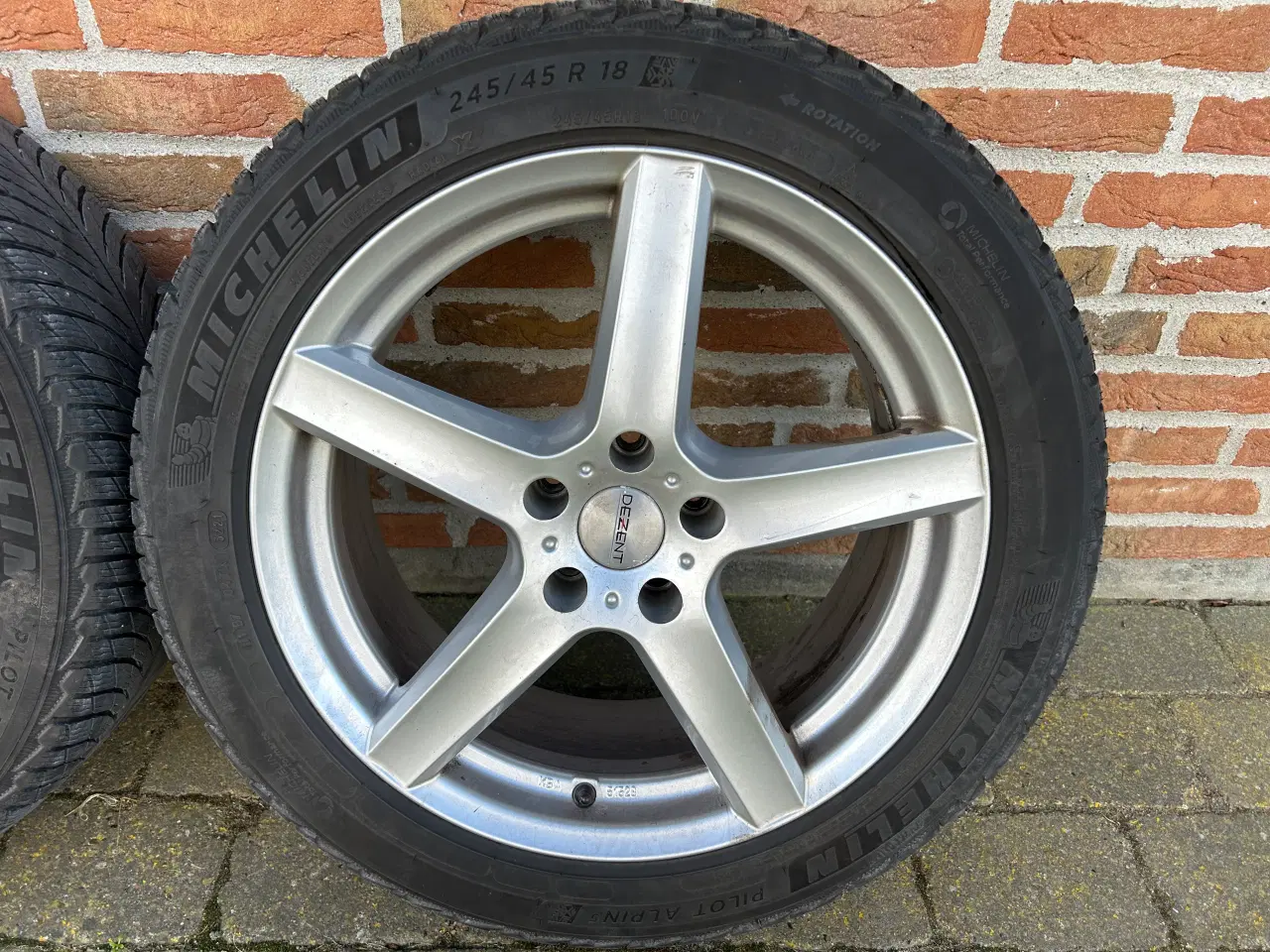 Billede 4 - NY PRIS -18” vinteralu Michelin Alpin til ex Cupra