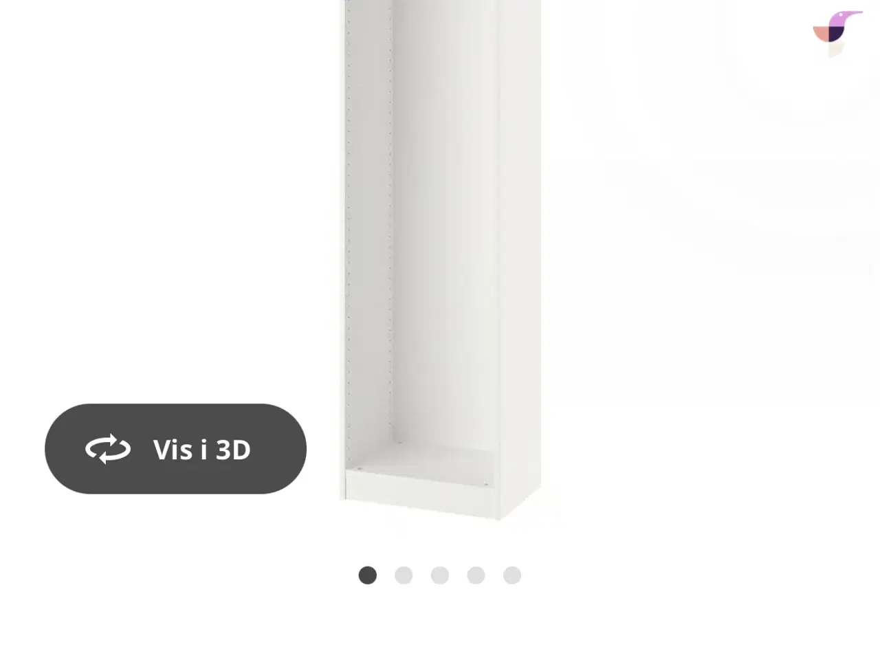 Billede 2 - Ikea Pax reol/skab uden låge