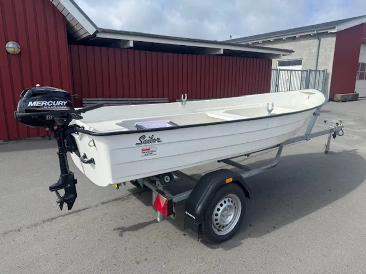 Billede 1 - NY Jolle med 2,5hk 4takt og indreg. trailer