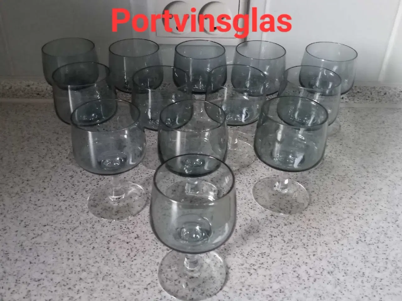 Billede 1 -  Holmegård glas 15 snapsglas( Atlantic )  pr. stk.
