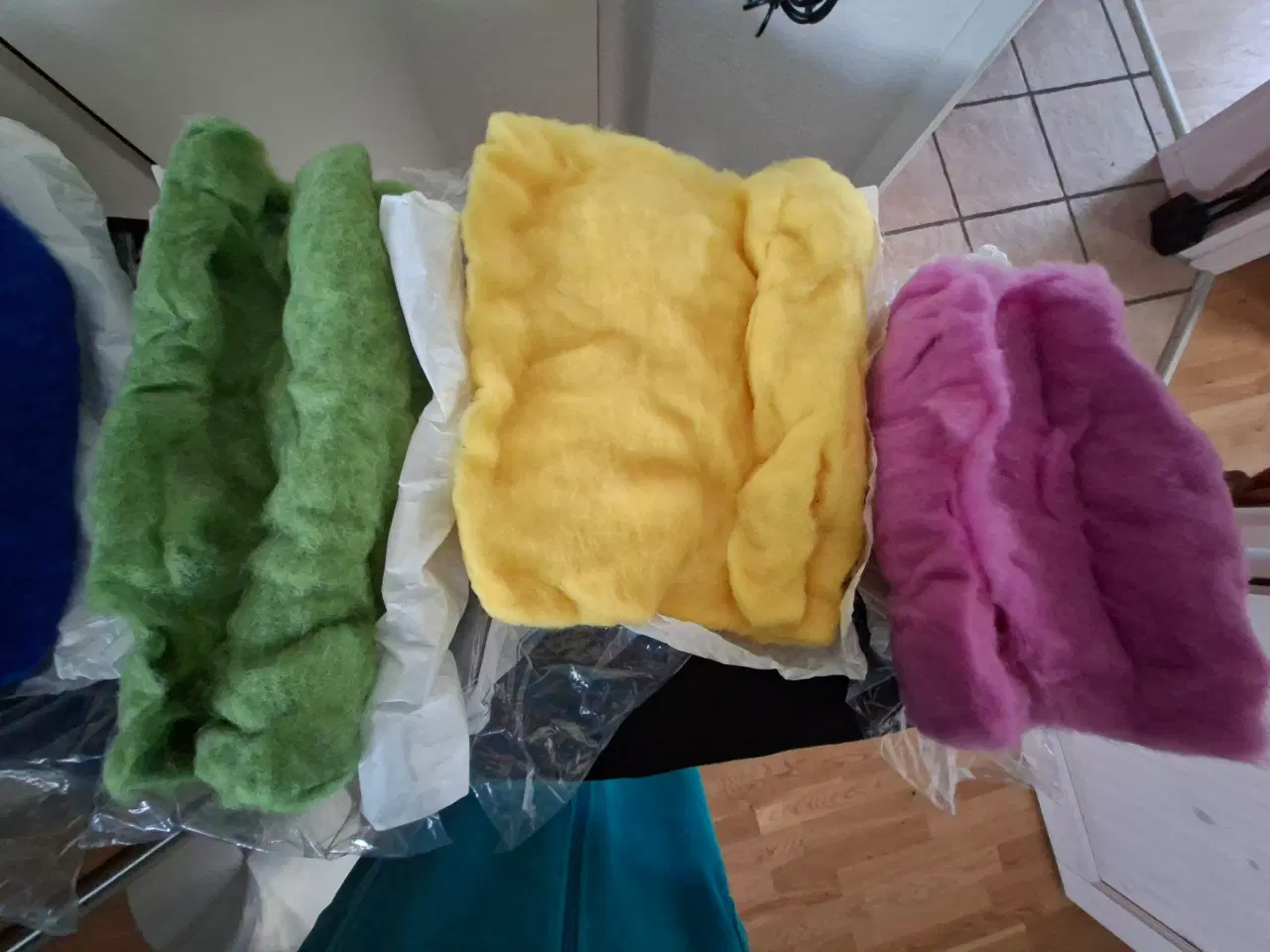 Billede 3 - Diverse uldfilt sælges