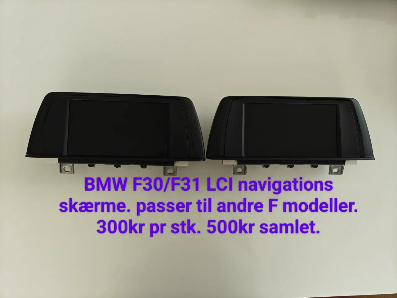 Billede 1 - BMW F30/F31 navigation skærme 300kr tilbyder fragt