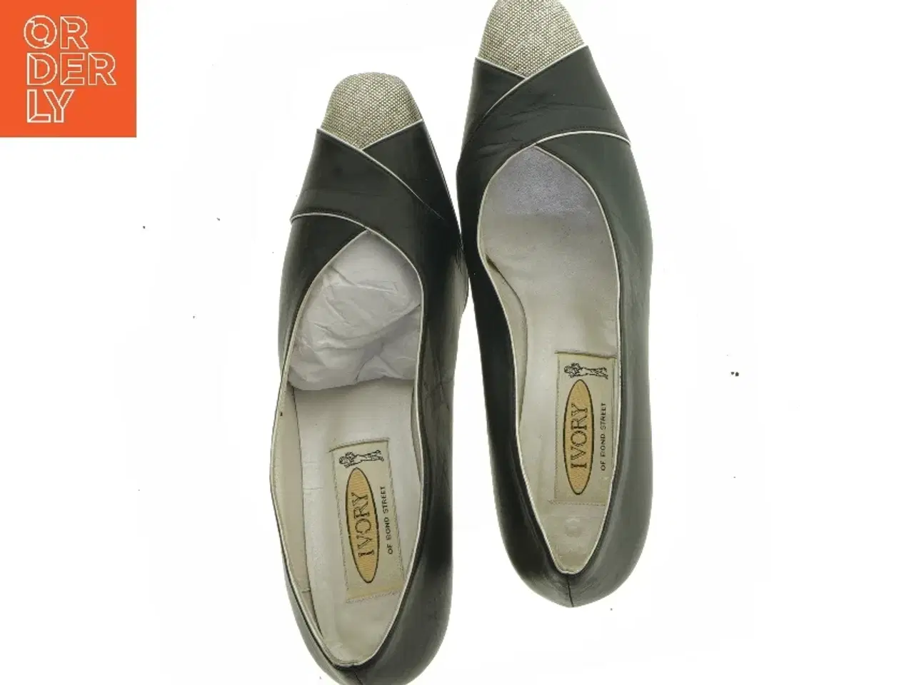 Billede 5 - Sorte damepumps med hæl fra Ivory Of Bond Street (str. 39,5)