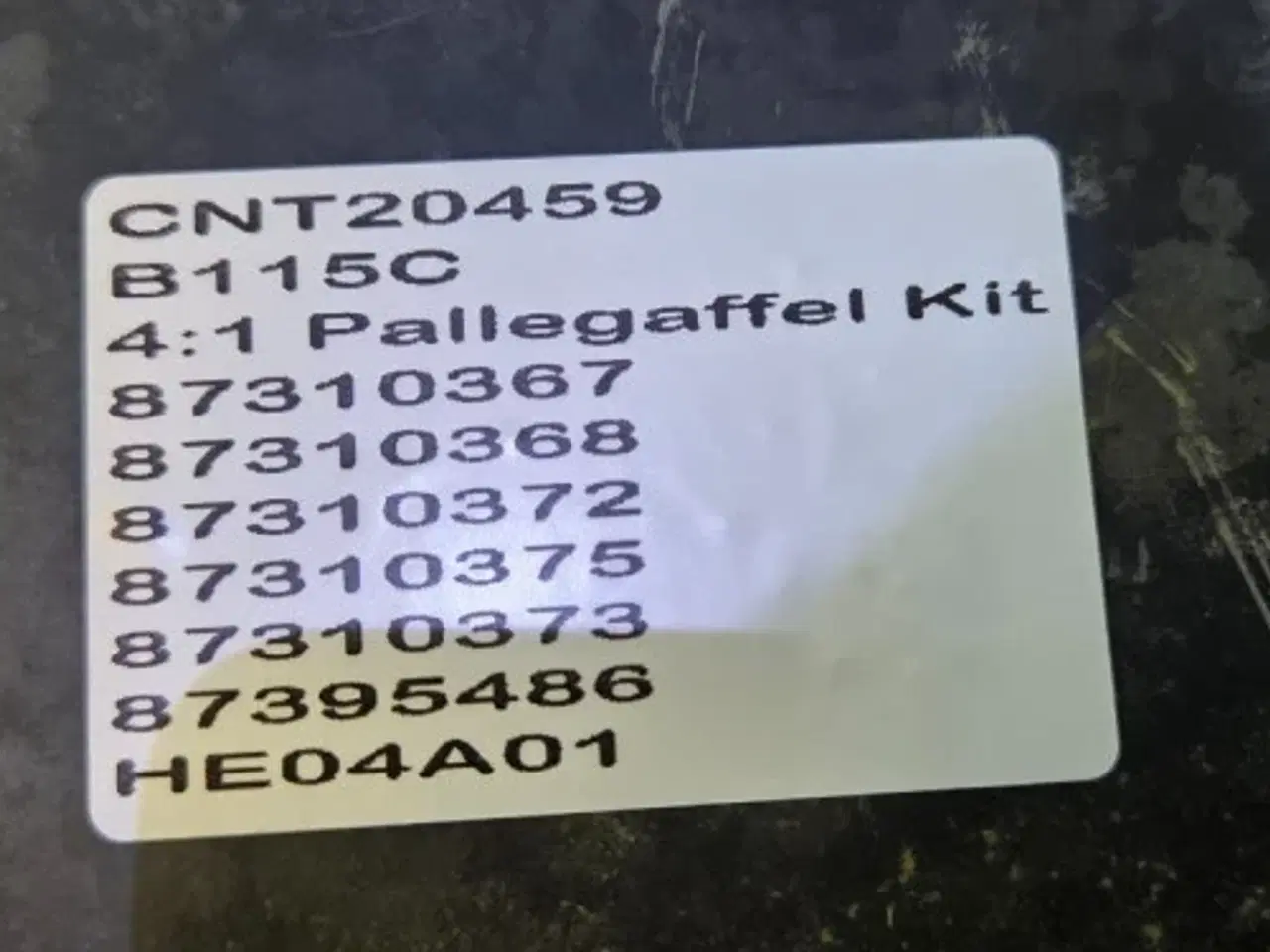 Billede 19 - New Holland B115C Pallegafler Kit 87310367