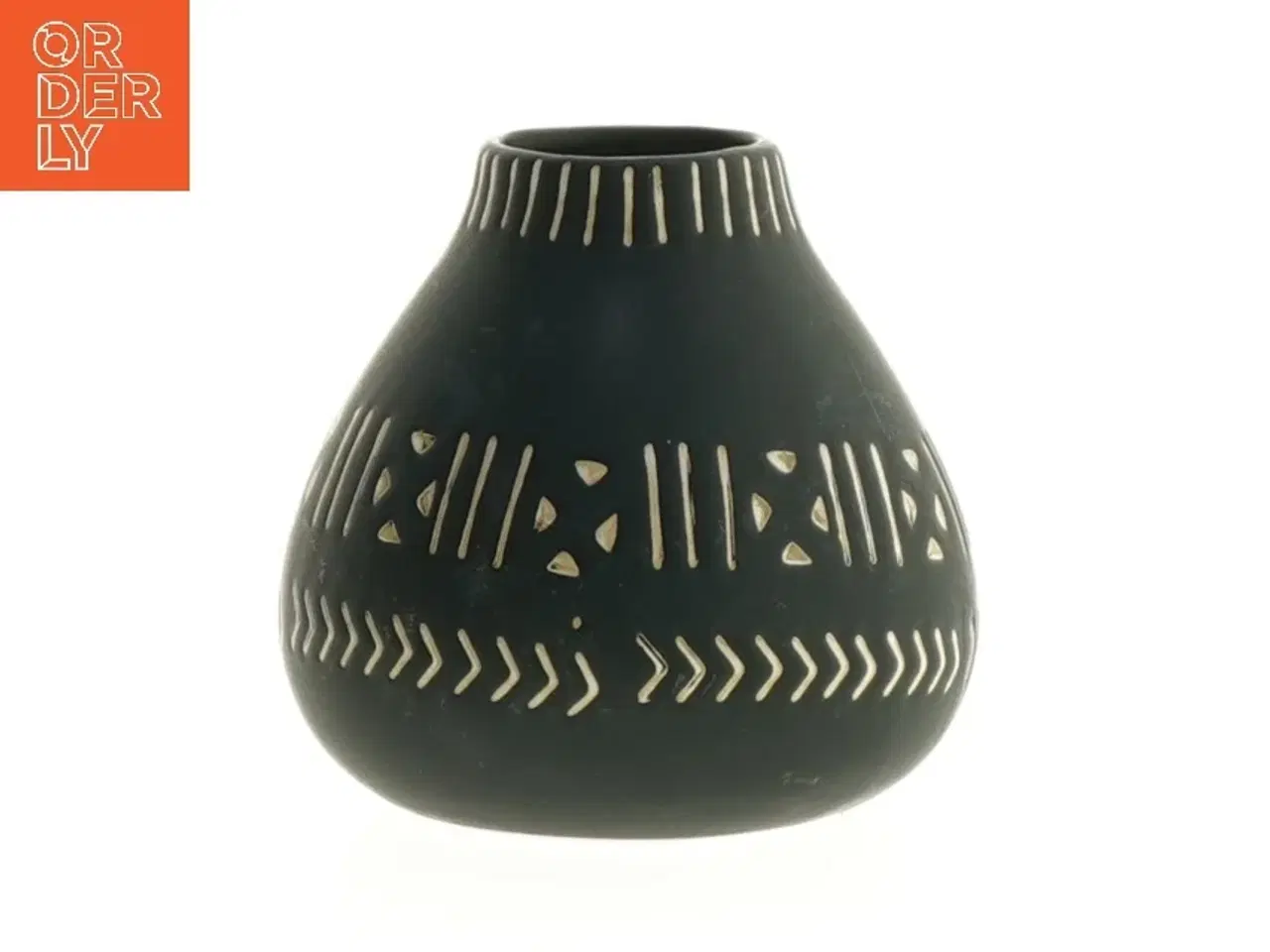 Billede 1 - Keramikvase (str. Ø. 10 cm)