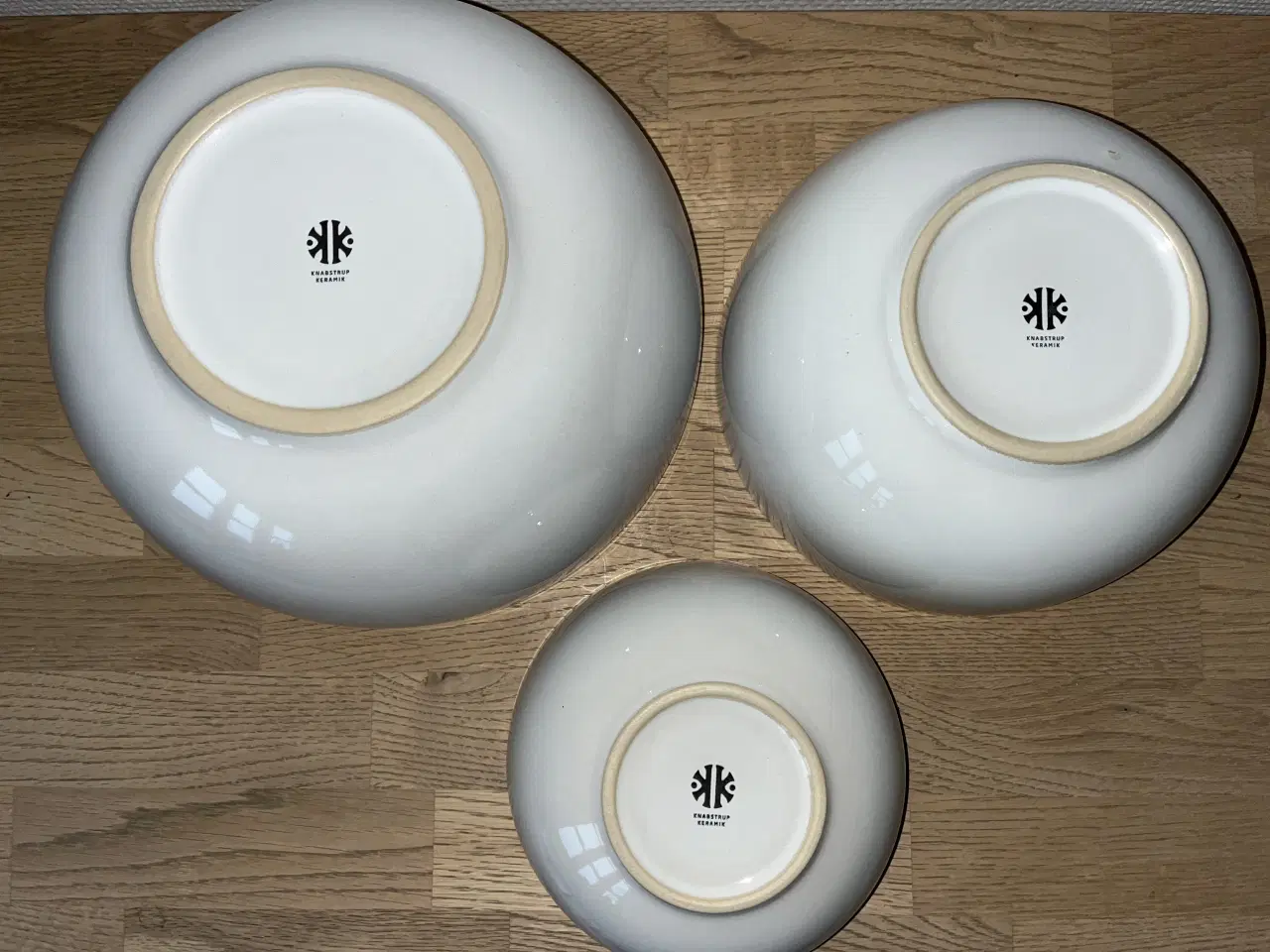 Billede 4 - HELT NYE hvide Knabstrup skåle