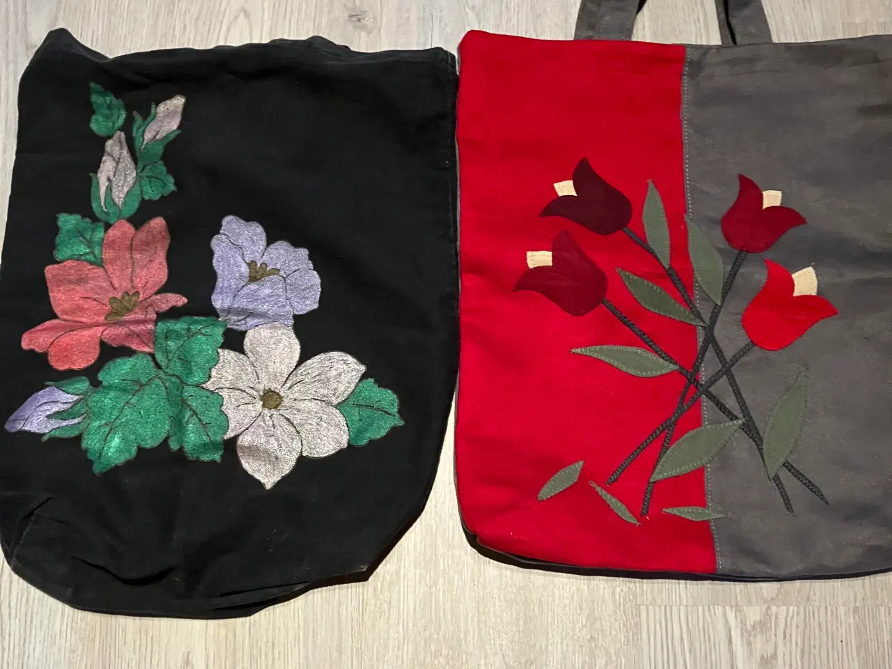 Billede 1 - Indkøbstaske. Håndlavet.