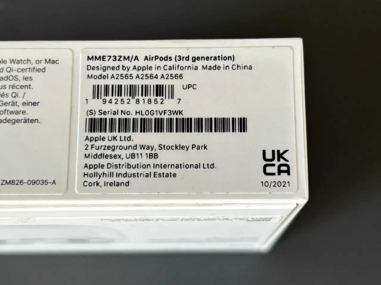 Billede 2 - Apple AirPods (3. generation)