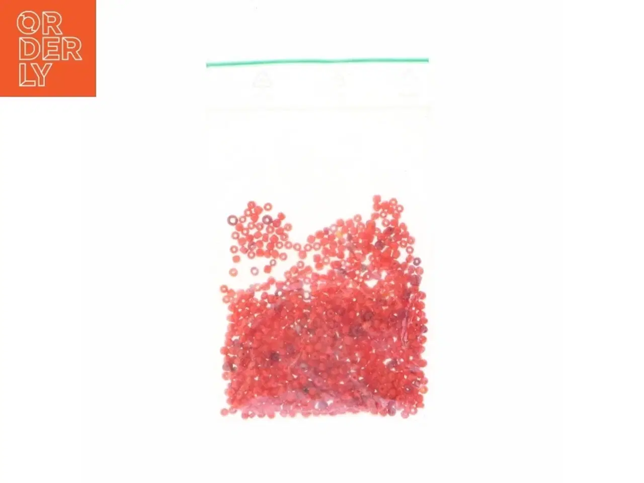 Billede 2 - Røde perler (str. Pose 6 x 9 cm)