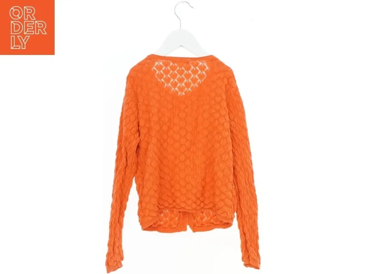 Billede 2 - Orange cardigan med mønster fra H&M (str. 128)