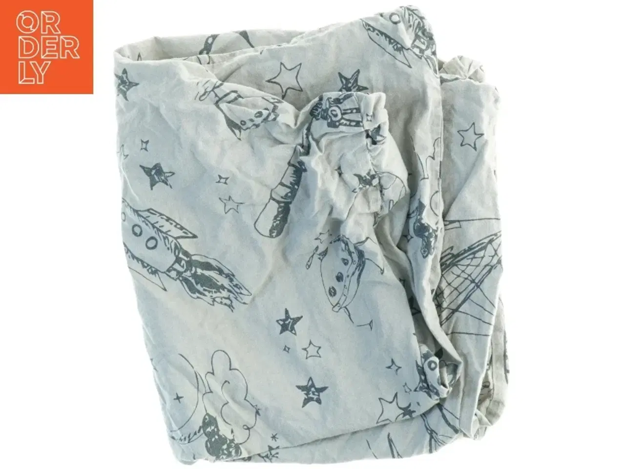 Billede 3 - Børnesengetøj med rumtema (str. 50 x 60 cm)