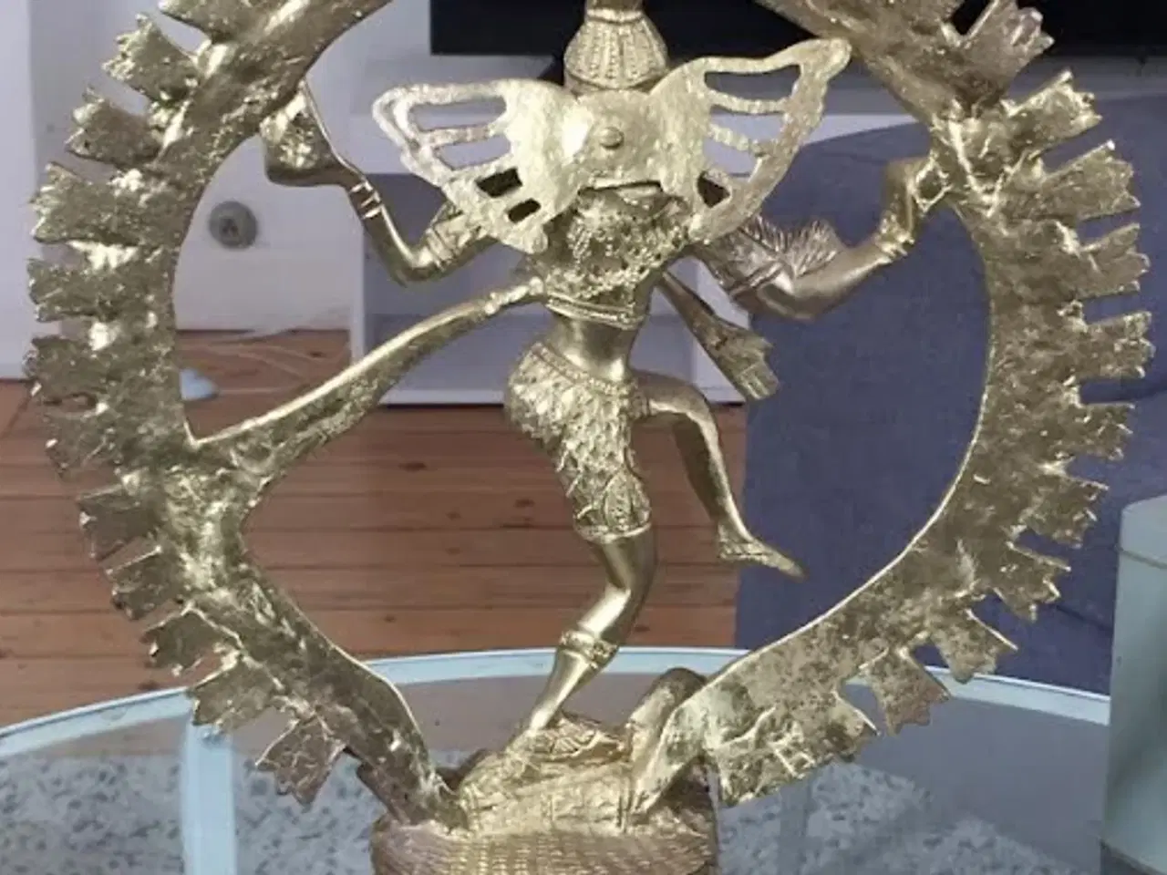Billede 2 - Guld Metal statue shiva the destroyer of worlds