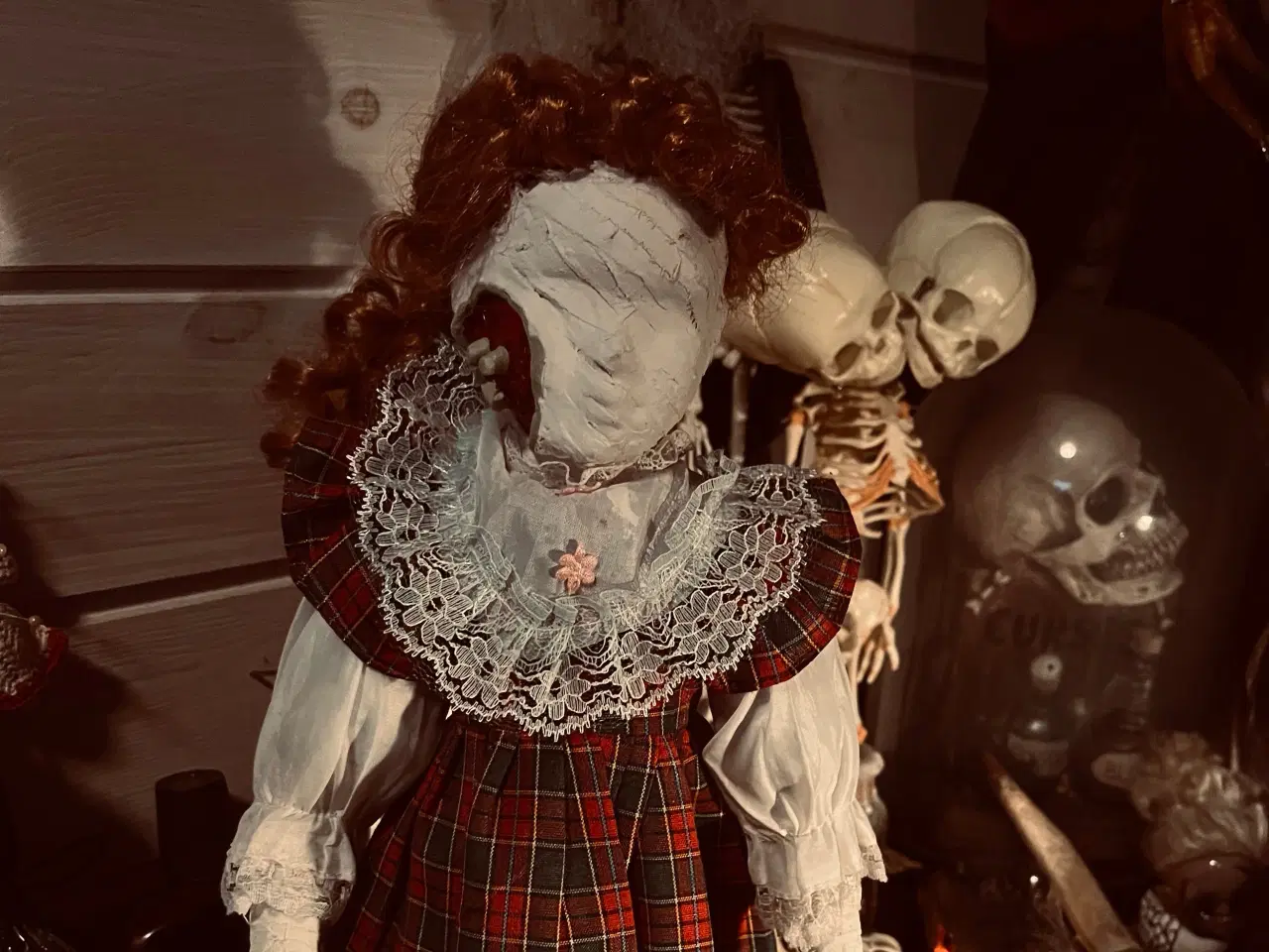 Billede 2 - Halloween Creepy Reborn porcelænsdukke Laura