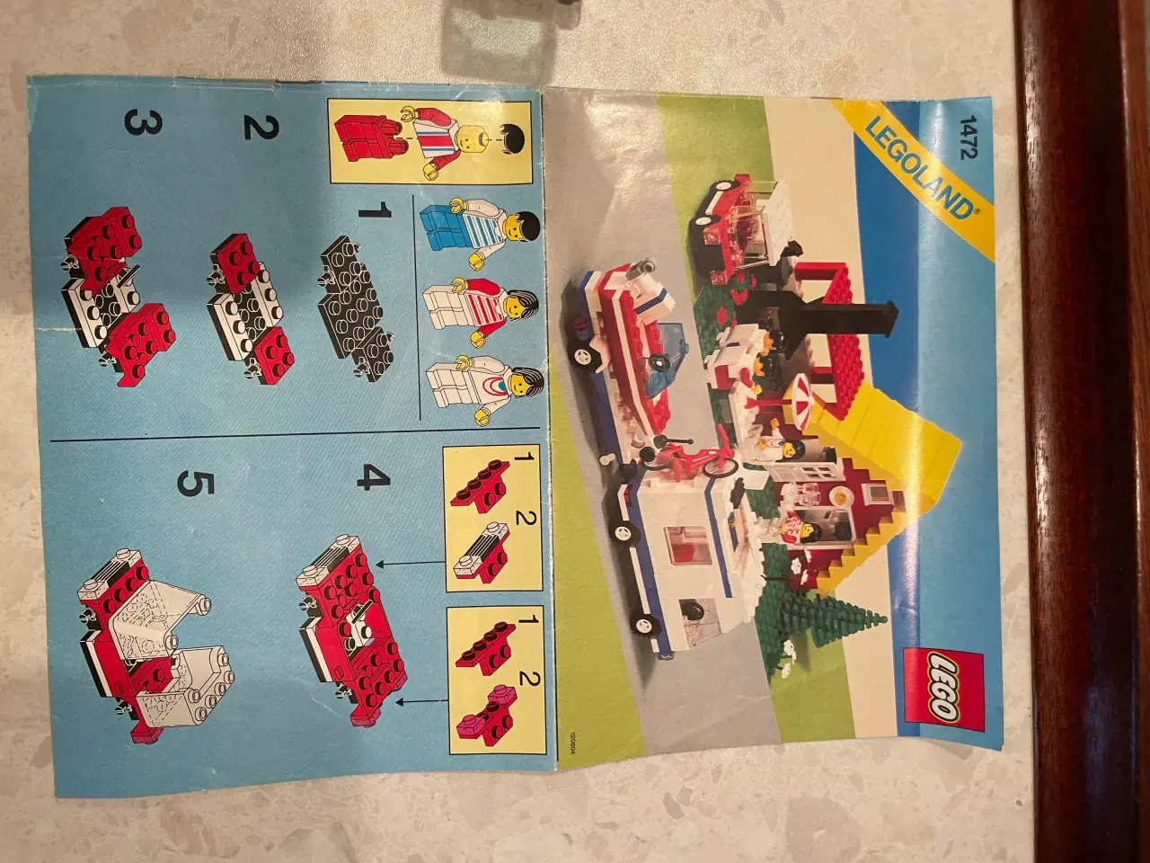 Billede 5 - Legoland 1472. Feriebolig med 4 minifigurer