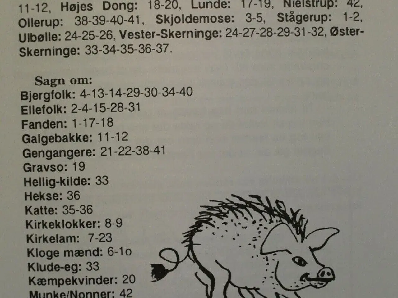 Billede 3 - folkesagn fra egebjerg sydfyn, samlet af poul søre