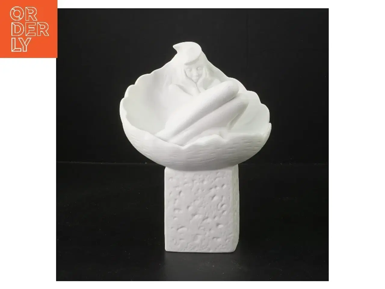 Billede 1 - Porcelænsfigur med abstrakt motiv fra Royal Copenhagen (str. 20 cm)