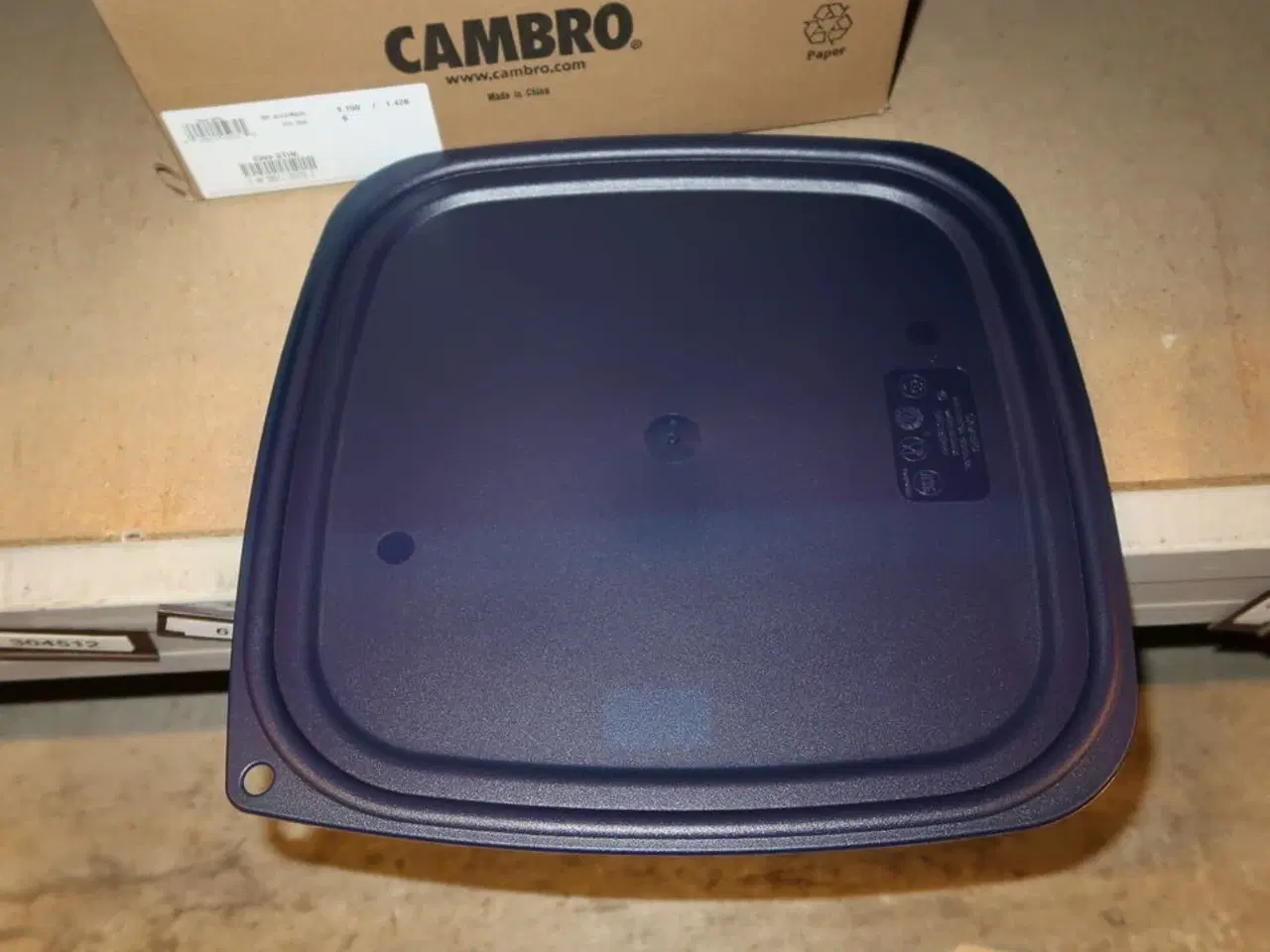 Billede 1 - 30 stk. Låg til opbevaringsboks blå 11,4 17,2 og 20,8 ltr Cambro