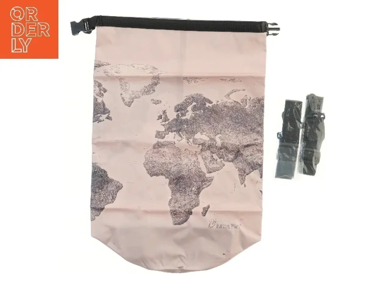 Billede 1 - Vandtæt rygsæk med verdenskort design fra Awesome Maps (str. 60x40 cm)