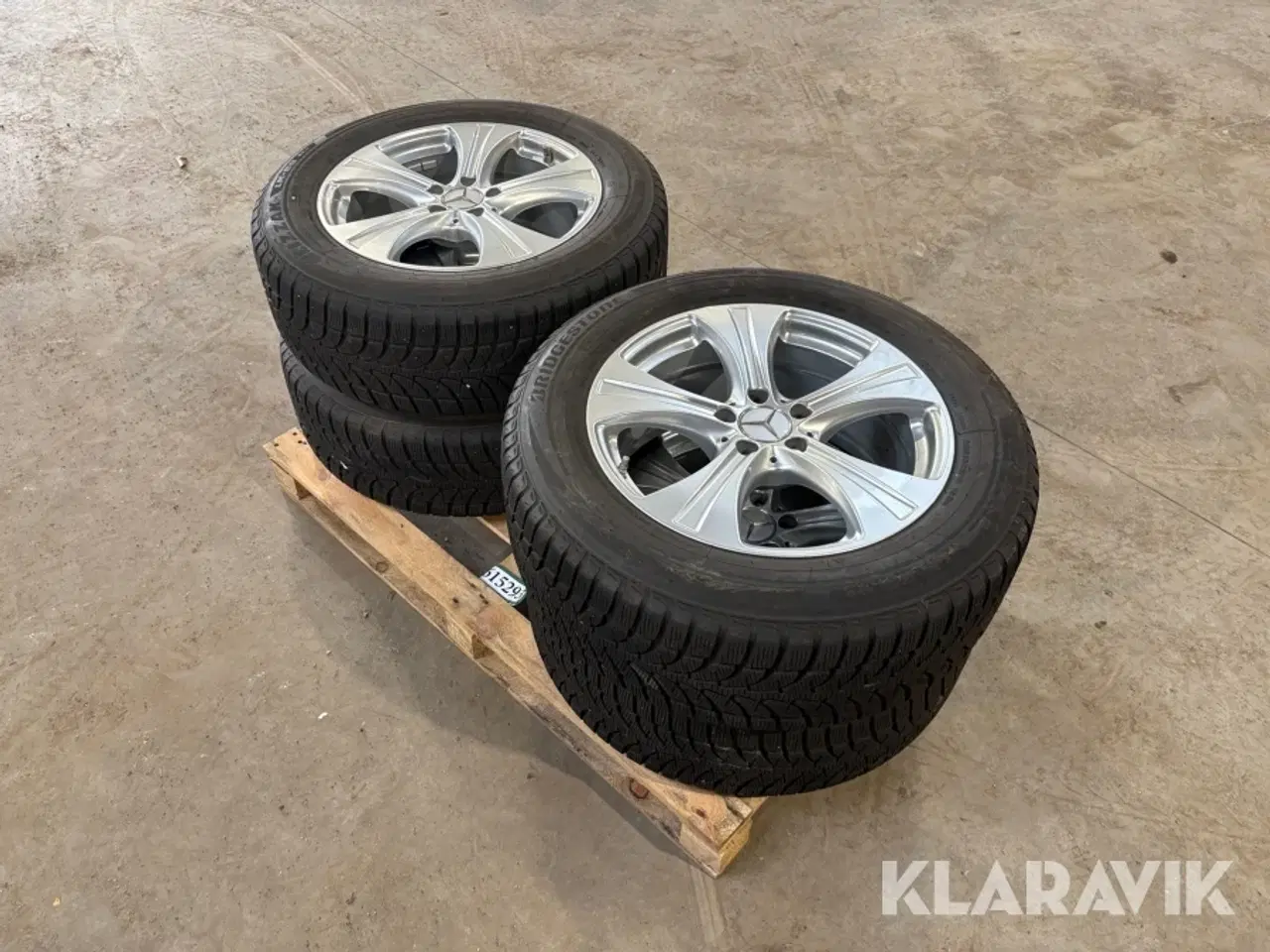 Billede 4 - Dæk & fælge Bridgestone Blizzak LM-80 Evo