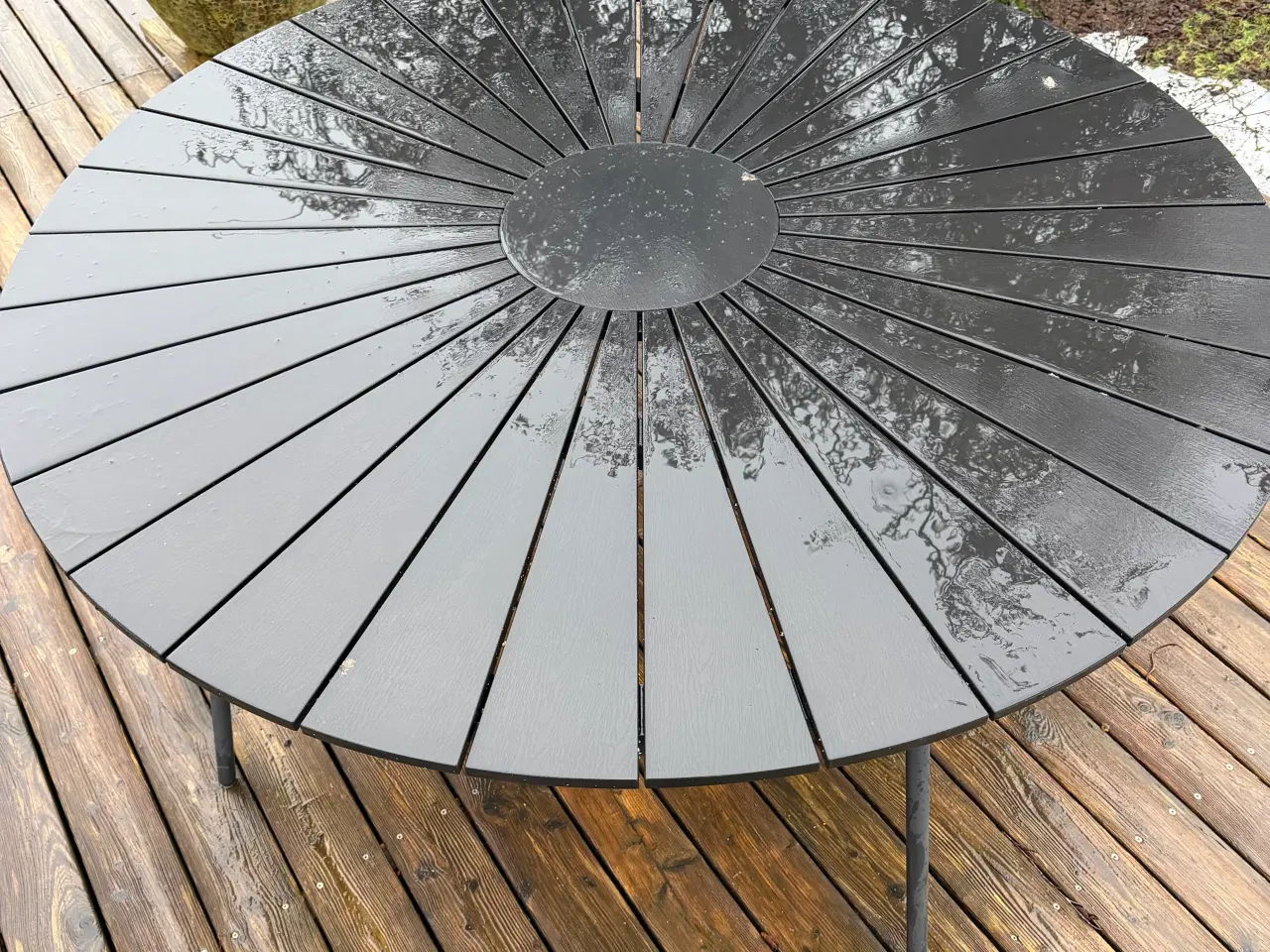 Billede 2 - Stort flot havebord - uden stole. 